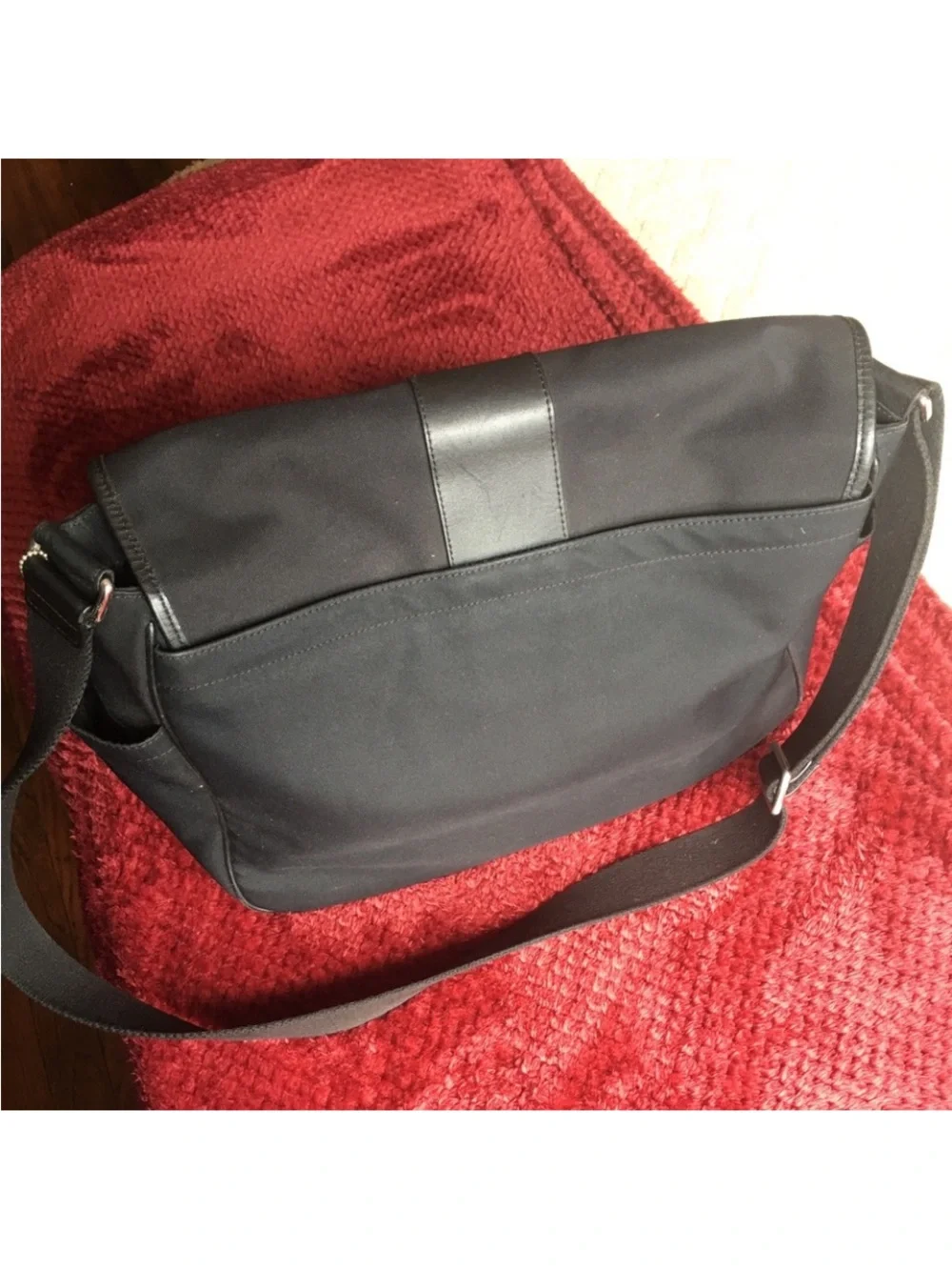 Coach Black Signature 77004 Computer Laptop Bag